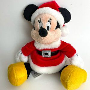 Disney Authentic Minnie Mouse Christmas Plush